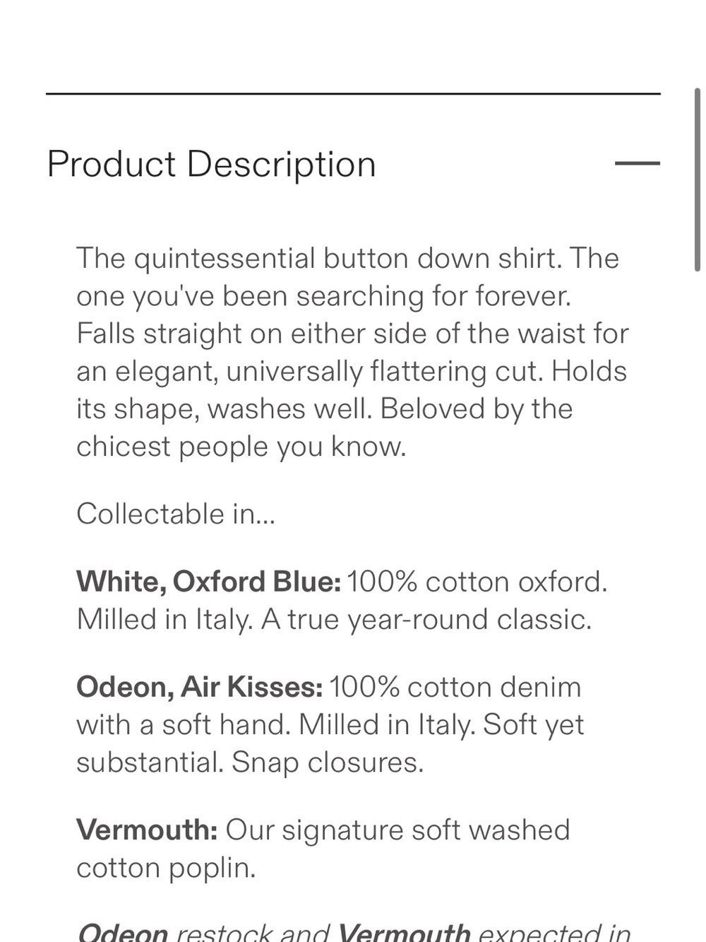 AYR Oxford Blue The Deep End button down - Picture 4 of 4